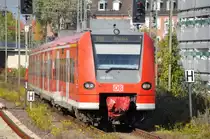 RHEINE (Kreis Steinfurt), 18.10.2010, 425 041-1 als RB 68 von Münster(Westf) Hbf fährt nach Erreichen des Zielbahnhofs Rheine auf ein Abstellgleis

