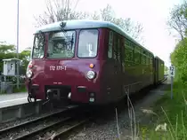 172 171 als planm��ige RB Lauterbach Mole-Bergen/R�gen am 23.Mai 2010 in Lauterbach Mole.