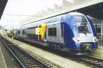 SNCF-Doppelstocktriebzug Zx 24569/Z 241569/Zx 24570 (Einheit 335) als Zug 837665 L�tzebuerg - Betebuerg - Hettange - Hagondange - Metz am 06.10.2005 in L�tzebuerg.