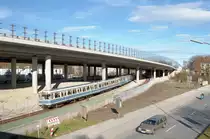 7129 & 7369 & 7238 am 13.11.10 an der Hochbr�cke zwischen Freimann und Studentenstadt