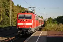 111 111 am 04.10.2010 im Bahnhof Dinslaken
