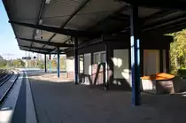 BERLIN, 23.10.2010, Bahnsteig des S-Bahnhofs Betriebsbahnhof Rummelsburg

