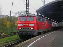 225 117 mit 225 071 am 16.11.08 in Krefeld.