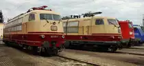 Anl�sslich der 125 Jahrfeier des  Bw Osnabr�ck konnte ich 103 113-7 und 103 222-6 fotografieren. Aufnahmedatum war der 19.09.10.