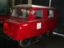 Klv12 4905, die fr�here Bahnmeisterdraisine von Bierbach/Saar im Museum Bochum Dahlhausen.