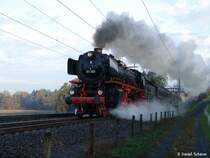 Verein Pasific 01 202 am 22.10.05 mit einem Sonderzug zwischen Oberr�ti und Rotkreuz
