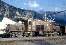 RhB - Ge 6/6I 412 am 01.09.1993 in UNTERVAZ - STRECKEN-LOKOMOTIVE - �bernahme 27.11.1925 - SLM3045/BBC2242/MFO - 940 KW - Gewicht 66,00t - L�P 13,30m - zul�ssige Geschwindigkeit 55 km/h. 
