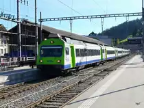 bls - Einfahrender IR in Langnau aus Luzern am 29.10.2010