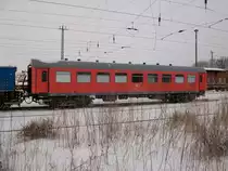 Aufenthaltswagen 60 80 990 1 532-3 Standort:Hattingen kam am 03.Dezember 2010 durch Bergen/R�gen.