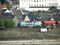 NIAG 8(ex DB 216 111-9  ) bei Gleisbauarbeiten in Neuwied-Fahr am 05.11-05