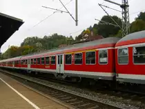 Seitenansicht eines Abn 419 (D-DB 50 80 31-33 503-9) am 1. Oktober 2010 in Kronach. Dieser Wagen ist der letzte verbliebene dieser Bauart.