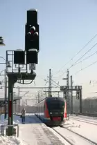 DB Regio 642 135/635 durchf�hrt den Dresdner Hbf; 04.12.2010