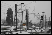 Die neuen KS-Signale im Bf Edingen21, 29. November 2010.