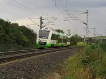 EB VT 201 (95 80 0615 201-0 + 95 80 0615 701-9 D-EIB) als EB 82795 vom Erfurt Hbf nach Ilmenau, in Ingersleben; 04.09.2010