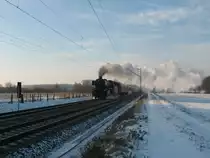 41360 als Sonderzug von K�ln zum Weihnachtsmarkt nach Bremen zwischen D�lmen und Buldern. 04.12.2010