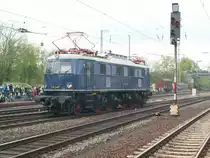 E18 047 am 1.Mai 2010 in Bebra.