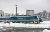 223 061 wartet in Lindau Hbf auf die R�ckfahrt nach M�nchen. (02.12.2010)