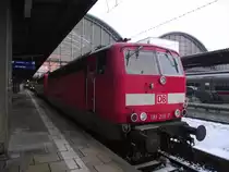 181 219 wird am 4.12.2010 von 115xxx in Frankfurt(M)HBF rangiert