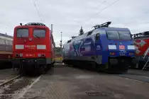 151 164-1 und 152 134-3 am 19.09.2010 in Osnabr�ck beim Fest 175 Jahre Deutsche Eisenbahn und 125 Jahre Bahnbetriebswerk Osnabr�ck