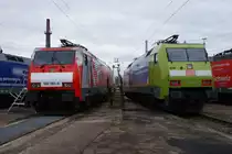 189 065-6 und 152 005-5 am 19.09.2010 in Osnabr�ck beim Fest 175 Jahre Deutsche Eisenbahn und 125 Jahre Bahnbetriebswerk Osnabr�ck