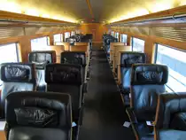 Innenraum der 1. Klasse des ehemaligen Metropolitan. Heute Wagen 11 im ICE 1105 von Hamburg Altona nach Berlin S�dkreuz (04.12.2010)