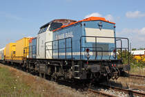 Die 203 163-1 in M�hldorf am 04,08,10