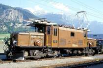 RhB - Ge 6/6I 414 am 23.05.1998 in UNTERVAZ - STRECKEN-LOKOMOTIVE - �bernahme 25.06.1929 - SLM3297/BBC2967/MFO - 940 KW - Gewicht 66,00t - L�P 13,30m - zul�ssige Geschwindigkeit 55 km/h.
