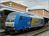 Die 2016 903-3 der LTE durchf�hrt am 16.09.2010 solo den Hauptbahnhof von Passau. (Jeanny)