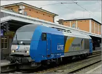 Die 2016 903-3 der LTE durchf�hrt am 16.09.2010 solo den Hauptbahnhof von Passau. (Jeanny)