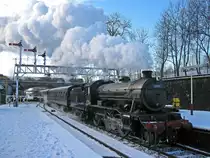3 Zylinder 1 C  The Great Marquess  aufgenommen in Bury Greater
Manchester auf der East Lancashire Railway Museumseisenbahn am
3 Januar 2010. Diese Lokbaureihe wurde besonders f�r die
Gebirgsstrecken der schottischen Highlands entworfen. Im
Januar 2010 war sie noch in England zu Gast.