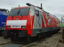 Portrait der 189 065-6   Tulpen aus Amsterdam  beim Bahnfest am 19.09.2010 in Osnabr�ck.