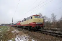 218 105 & 465 am 28.11.10 mit Lz 40872 M�nchen Ost-Alt�tting in Riem