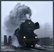 Sonderzug Berlin-Chemnitz auf der Elsterbr�cke in Elsterwerda am 27.11.2010 