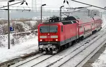 143 159 erreicht mit ihrer RB nach Leipzig am 07.12.10 den Hp B�hlen Werke.