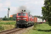 Die 225 809-3 ( 218 009-9 ) und 225 071-0 in Heiligenstatt am 04,08,10