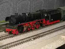Dampflokomotive BR 22 012 der DR auf der H0-Anlage in Hohenfichte 06.06.2010