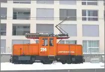 Ge 3/3 214 in Chur. (11.12.2010)