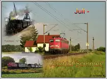 T�rchen 12: Inzwischen sind wir schon beim Juli angelangt. Im Juli kam f�r mich so das typische Sommerfeeling auf. Wir wurden ja auch noch beinahe Weltmeister... 
�brigens, die H�lfte der Zeit ist um, nur noch 12 mal auf mein Profil klicken, und die T�rchen �ffenen, dann ist Weihnachten ;)