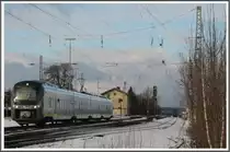 Nochmal Agilis: Hier nochmals ein Agilis wenige Stunden sp�ter.Es war 440 101. Ebenfalls von Regensburg Hbf nach Plattling. (12.12.10, Mangolding) 