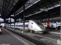 Am 29.11.2010 erreicht der TGV-POS 4401 Basel SBB aus Paris, mit einer derart grossen Versp�tung dass er in Basel fr�hzeitig gewendet werden musste.