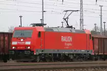 185 290 rollt zum Abstellplatz in Angerm�nde 27.11.2010