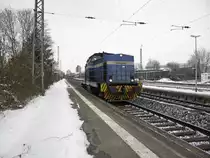 Eine  V100 von der InfraLeuna in Beuel am 14.12.10