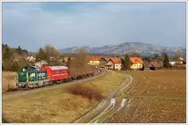 1100.01  Philomena  mit ihrem VG 71383 am 14.12.2010 kurz vor P�lfing-Brunn aufgenommen.