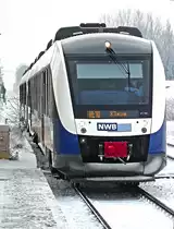 K�lte- und Schneeeinbruch in Geldern am Niederrhein bei der NWB