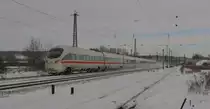 DB 411 027-6  Weimar  als ICE 1509 von Berlin Gesundbrunnen nach M�nchen Hbf, in Naumburg (Saale); 10.12.2010