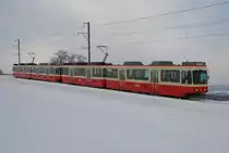 Be 8/8 25/26 und Be 8/8 29/30 fahren am 18.12.10 von Scheuren Richtung Neuhaus.

v