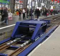 KLOSE Train Stop System in Frankfurt (M) Hbf; 22.12.2010