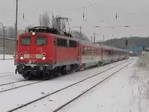 Am 22.Dezember 2010 gab es auch f�r EC 379 Binz-Brno noch keinen Halt in Bergen/R�gen,als 115 278 noch durch Bergen/R�gen fuhr.Inzwischen halten wieder alle Z�ge wieder in Bergen/R�gen.