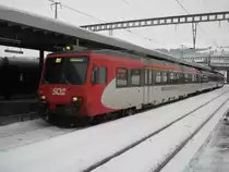 SOB NPZ als S 31 in Biberbrugg, 29.12.2010.