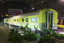 Anlässlich des 83. Geburtstages von König Bhumiphol Adulyadej am 05.Dezember war sein Hofzug 5 Tage lang im Bf. Hua Lamphong zu bewundern. Aufnahme vom 06.Dezember 2010.